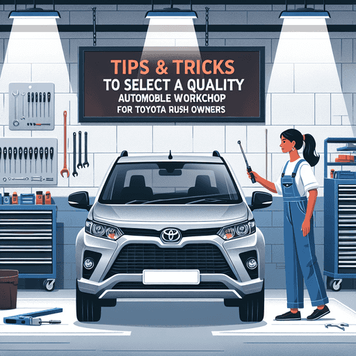 Tips & Trik Memilih Bengkel Mobil Berkualitas untuk Pemilik Toyota Rush